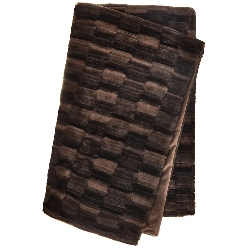 Browny Pläd 140x220 cm Chocolate Populärt val